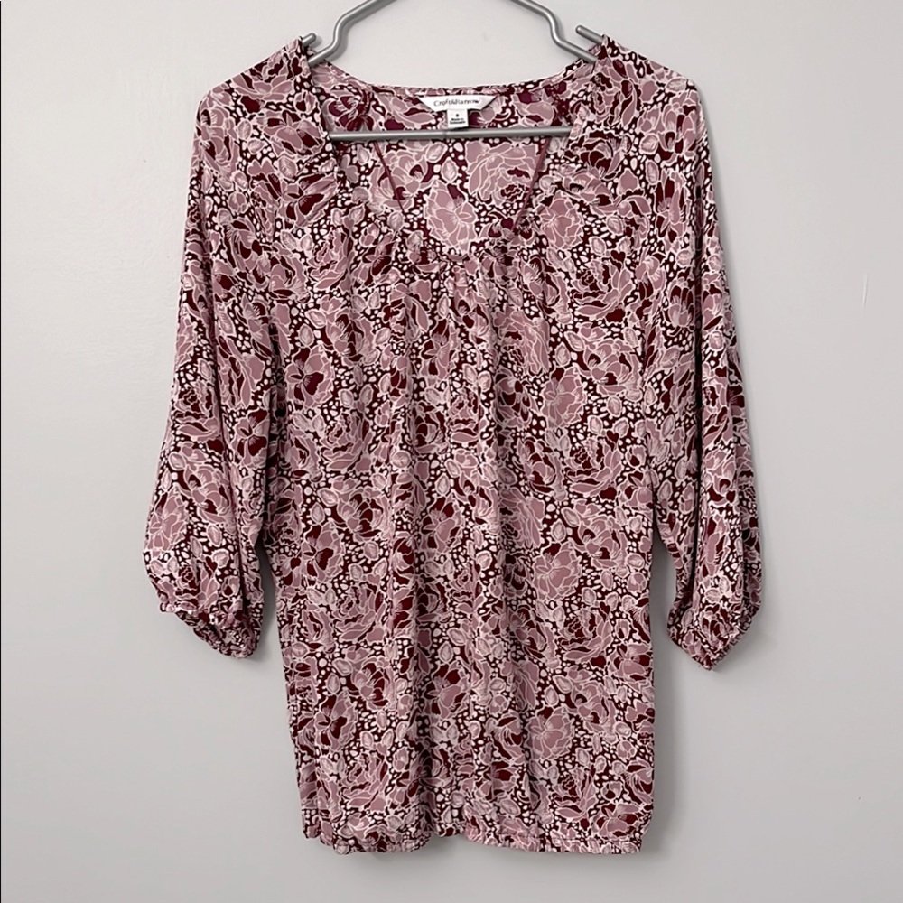 Women’s spring floral top